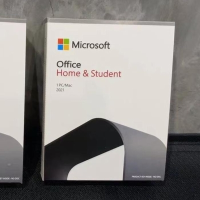 Подлинные дом &amp; студент Майкрософт Офис 2021 положили загерметизированный ключ в коробку продукта Windows